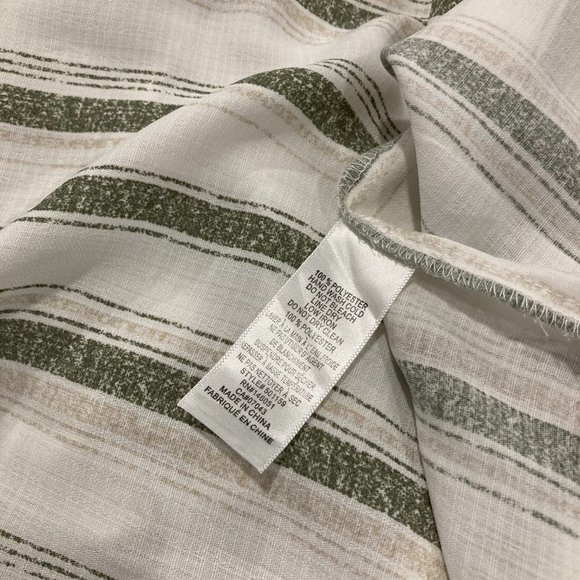 Monteau Los Angeles Summer dress. White and green color. Size M - Picture 5 of 5